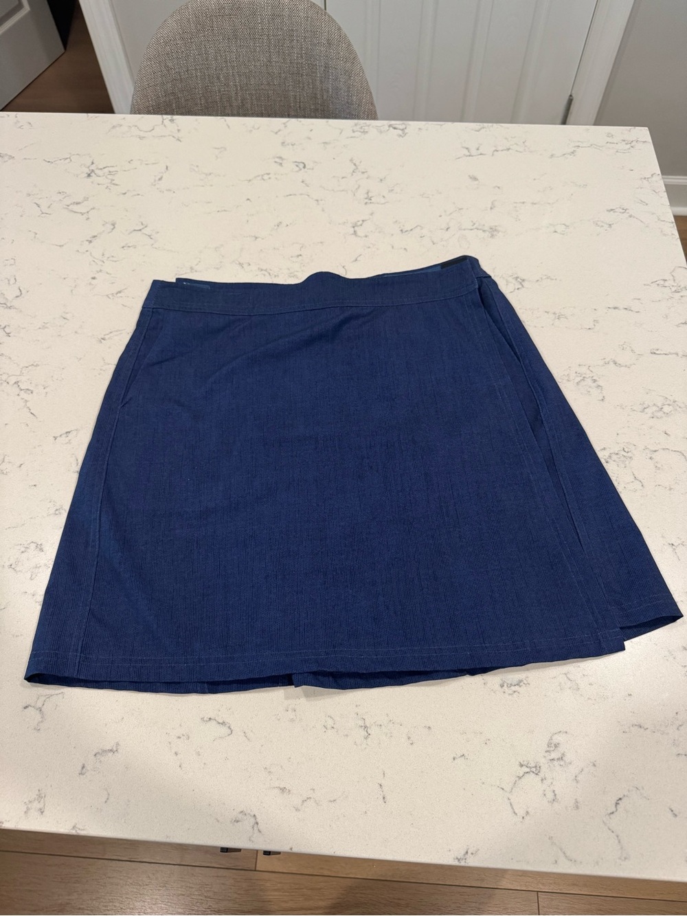 Ripskirt Hawaii Navy Blue Midi A-Line Skirt - Medium (8-10)